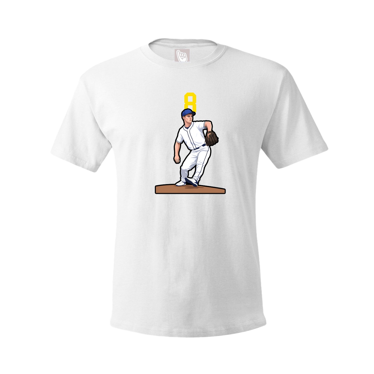 Tee — Number Top in White