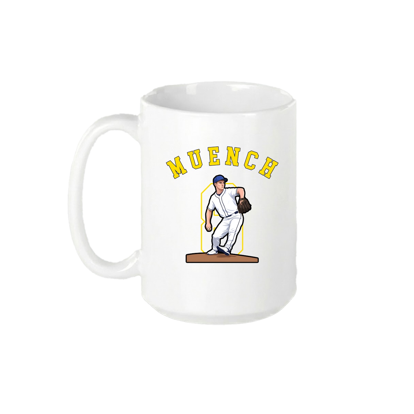 15oz Coffee Mug — Shirsey Arch in White