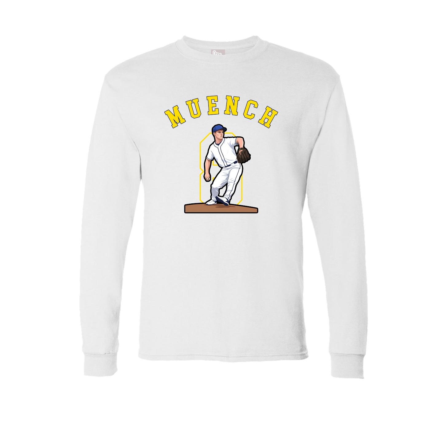 Long Sleeve Tee — Shirsey Arch in White