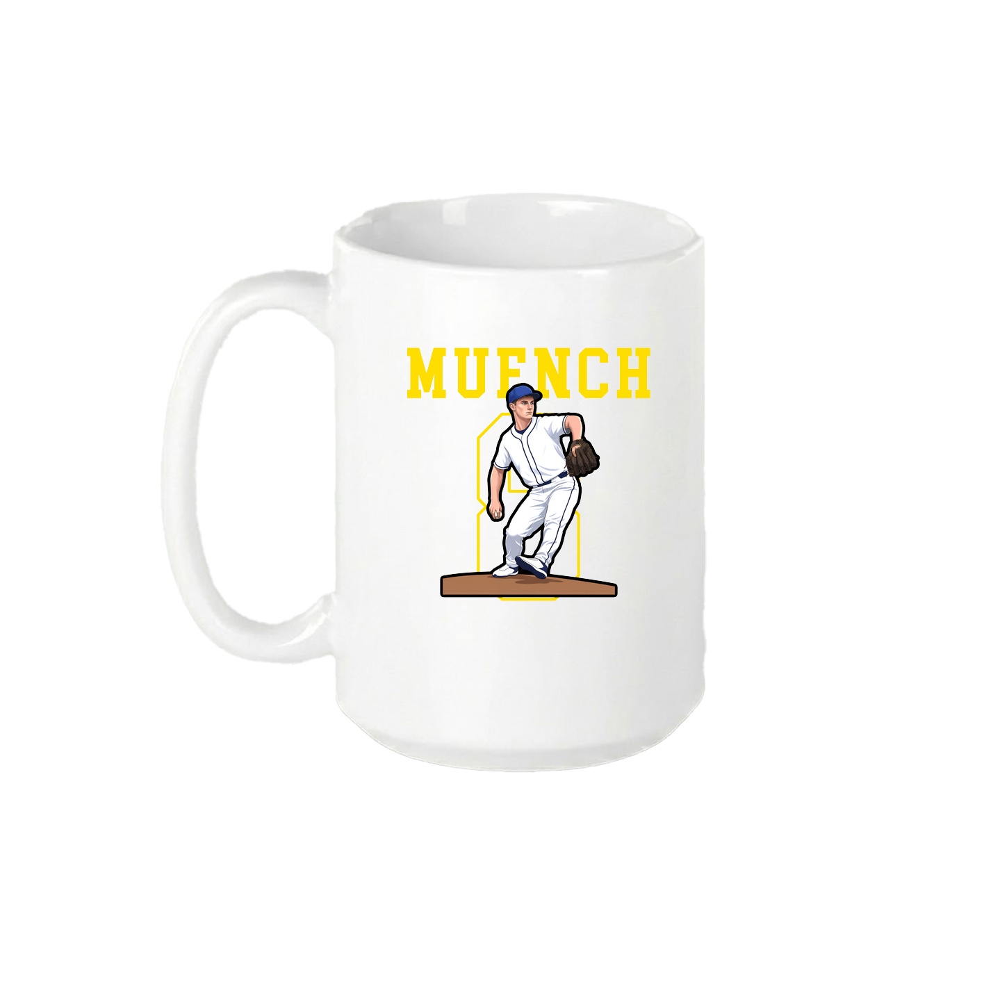 15oz Coffee Mug — Shirsey in White