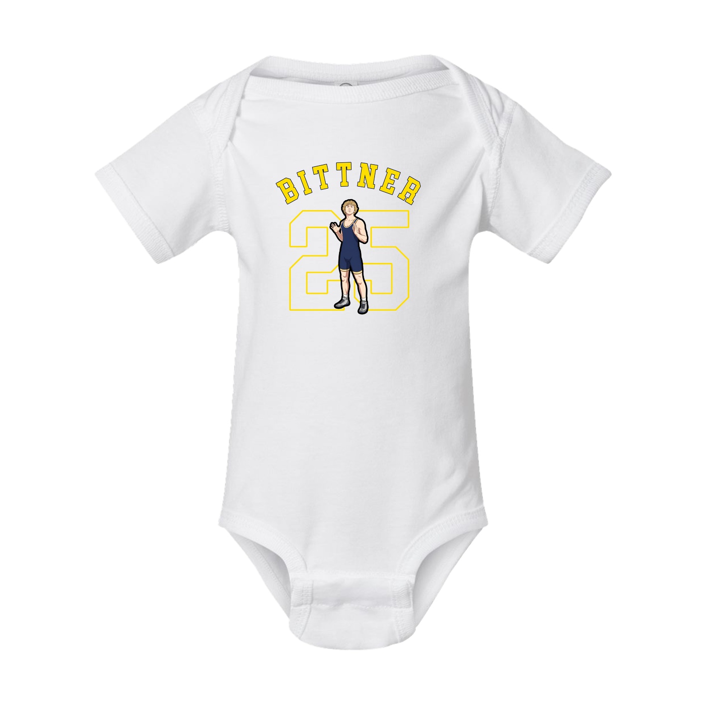Baby Onesie — Shirsey Arch in White