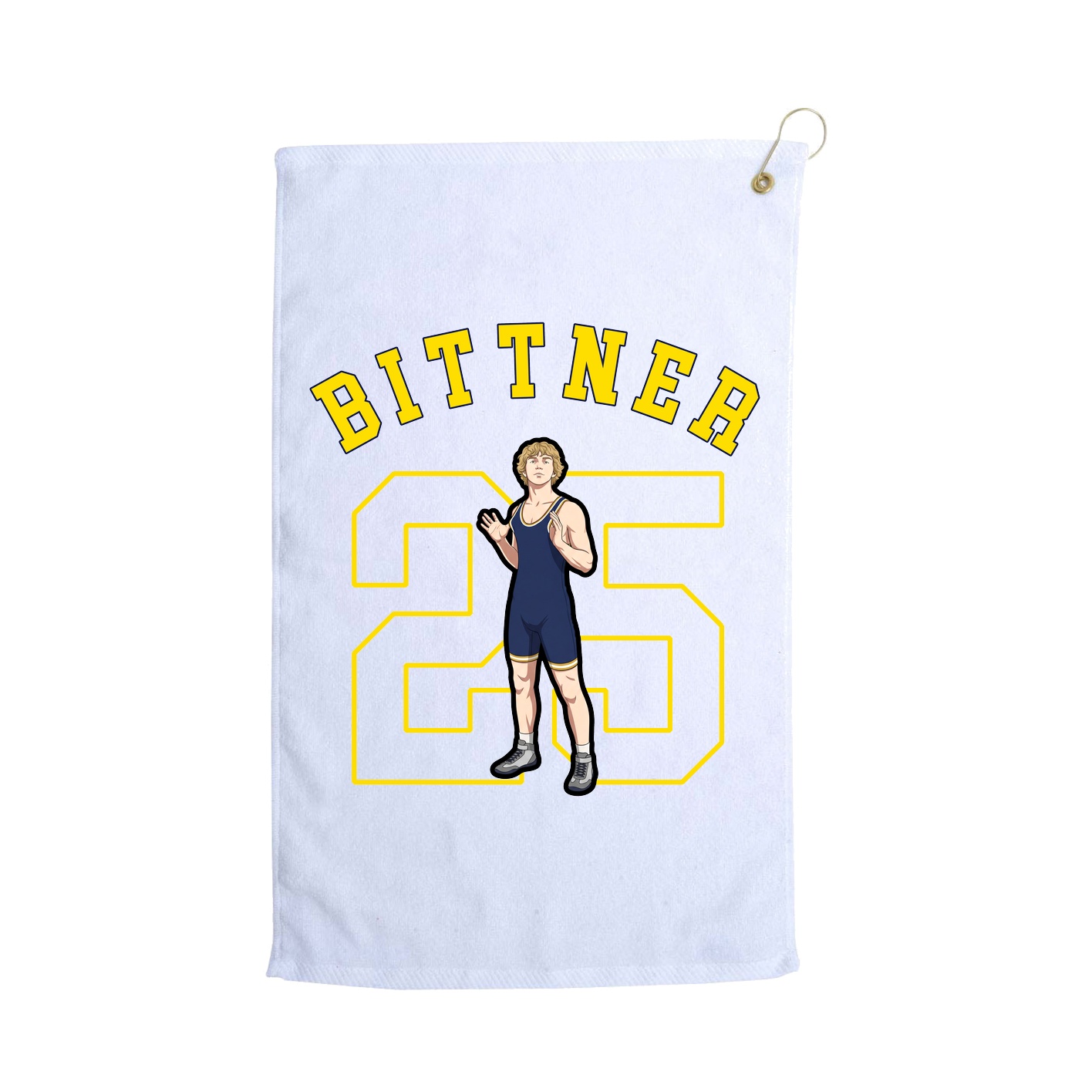 Golf Towel — Shirsey Arch in White