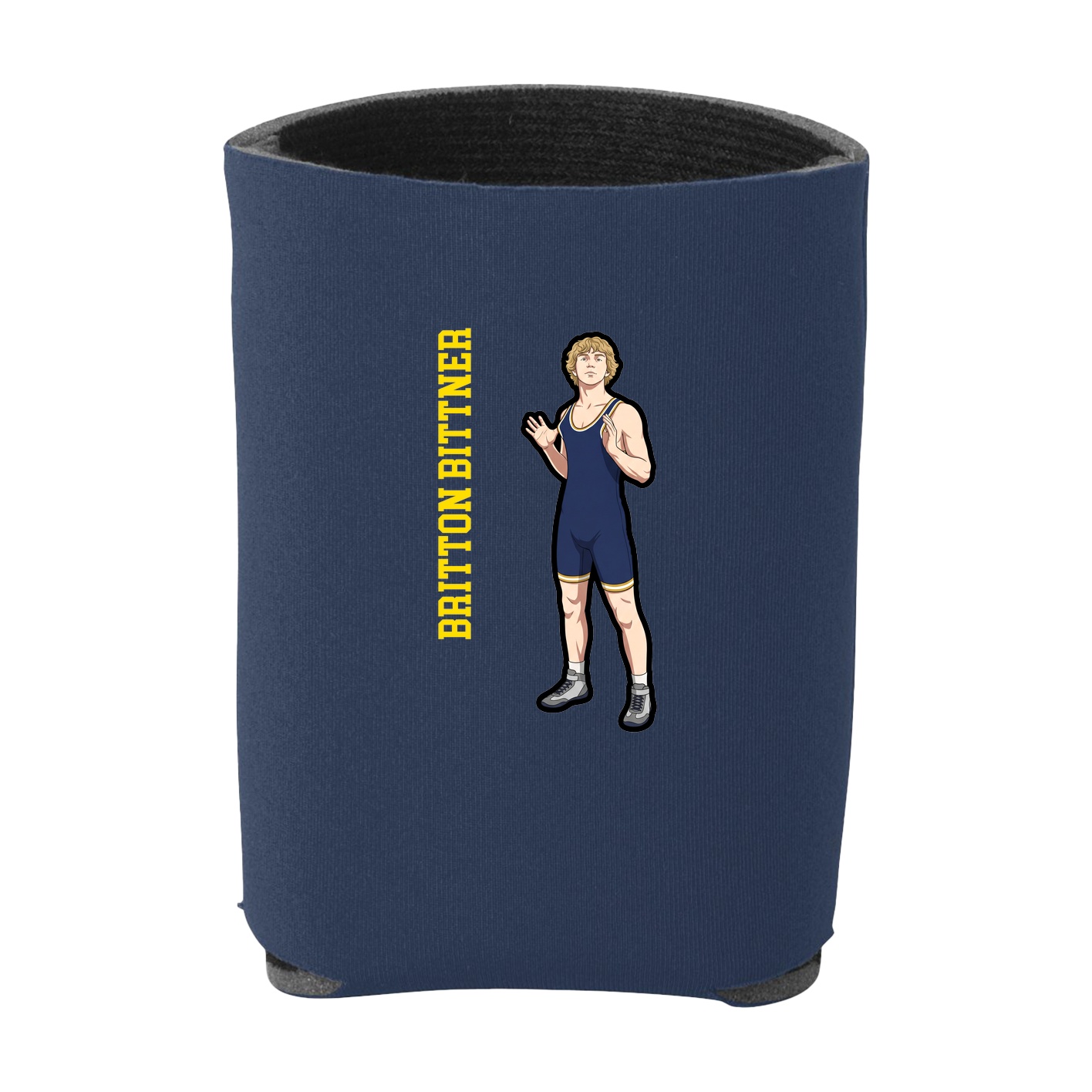Can Holder — Name Vertical in Navy