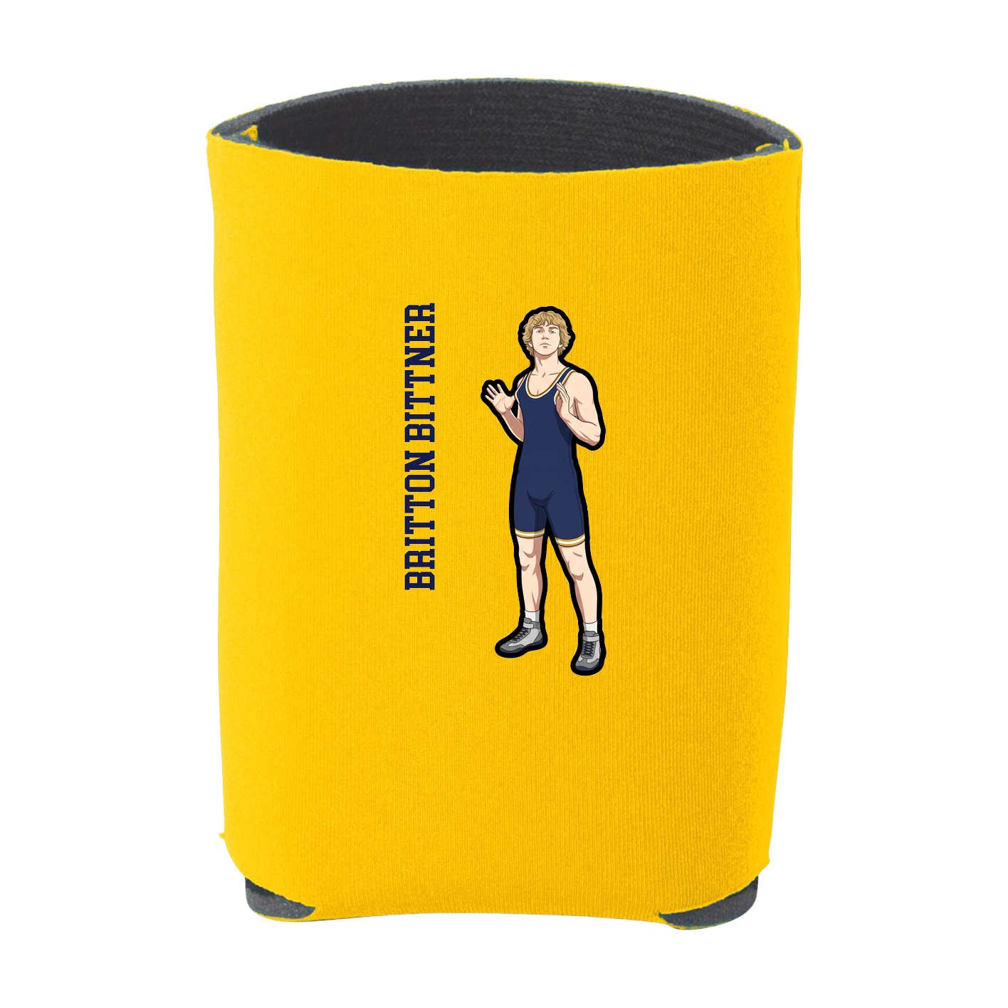 Can Holder — Name Vertical in Yellow