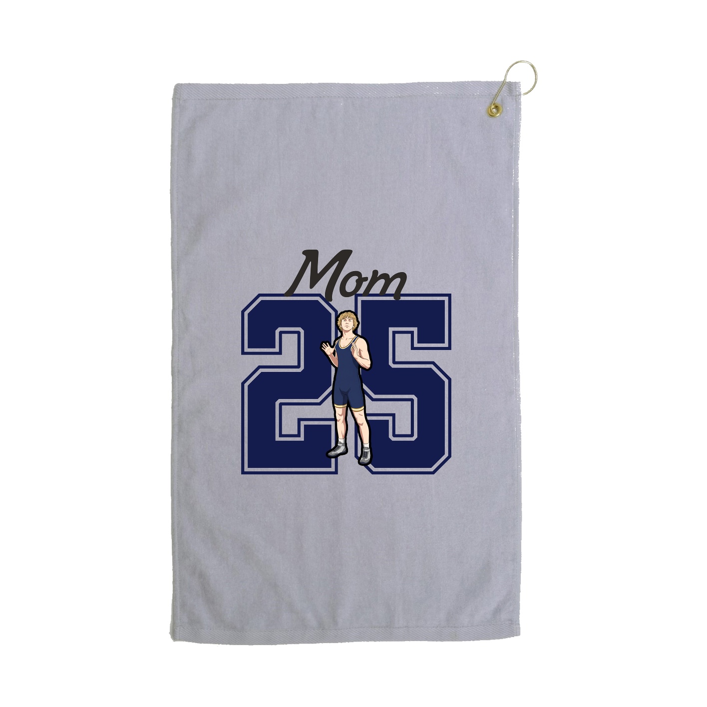 Golf Towel — Mothers Day Shirsey in Grey