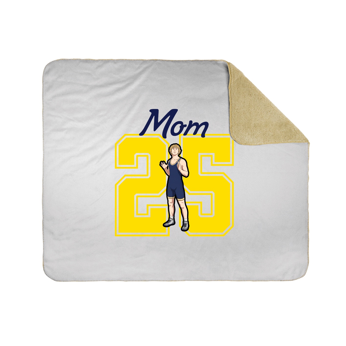 Throw Blanket — Mothers Day Shirsey in White