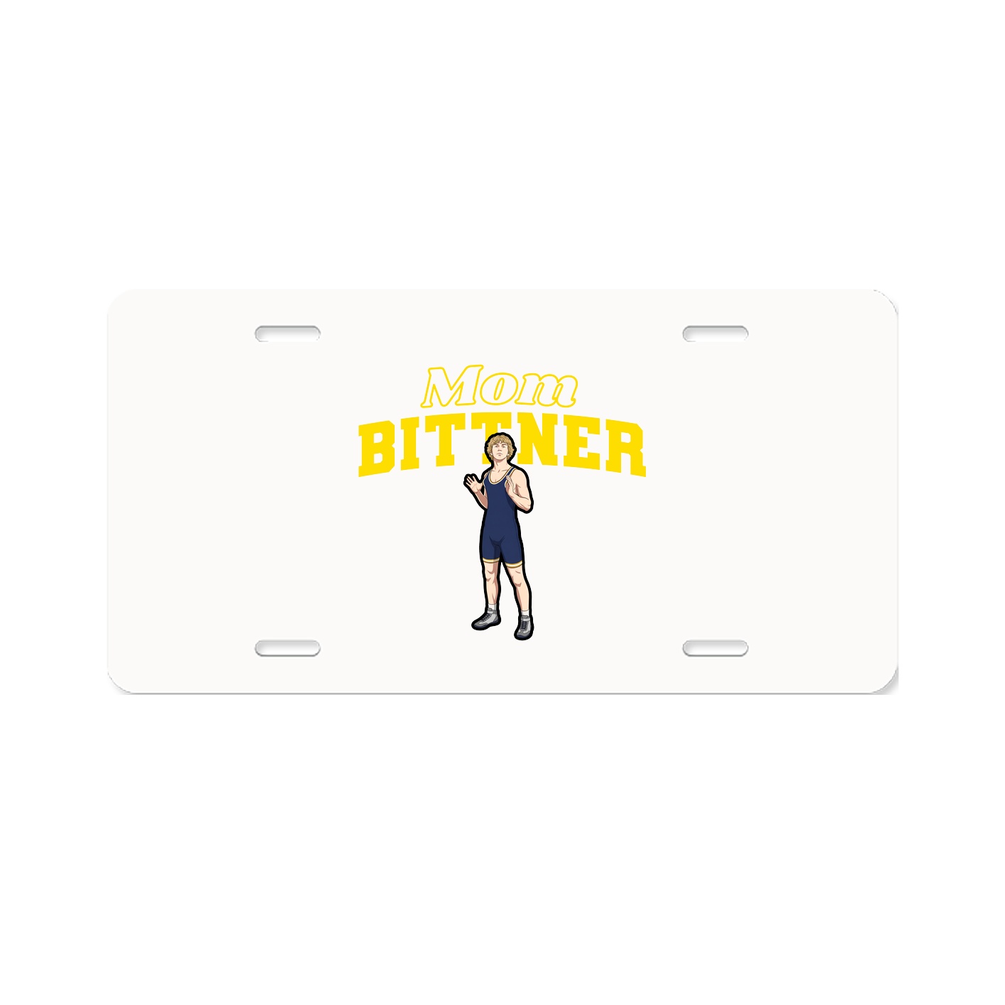 License Plate — Mothers Day Block in Classic