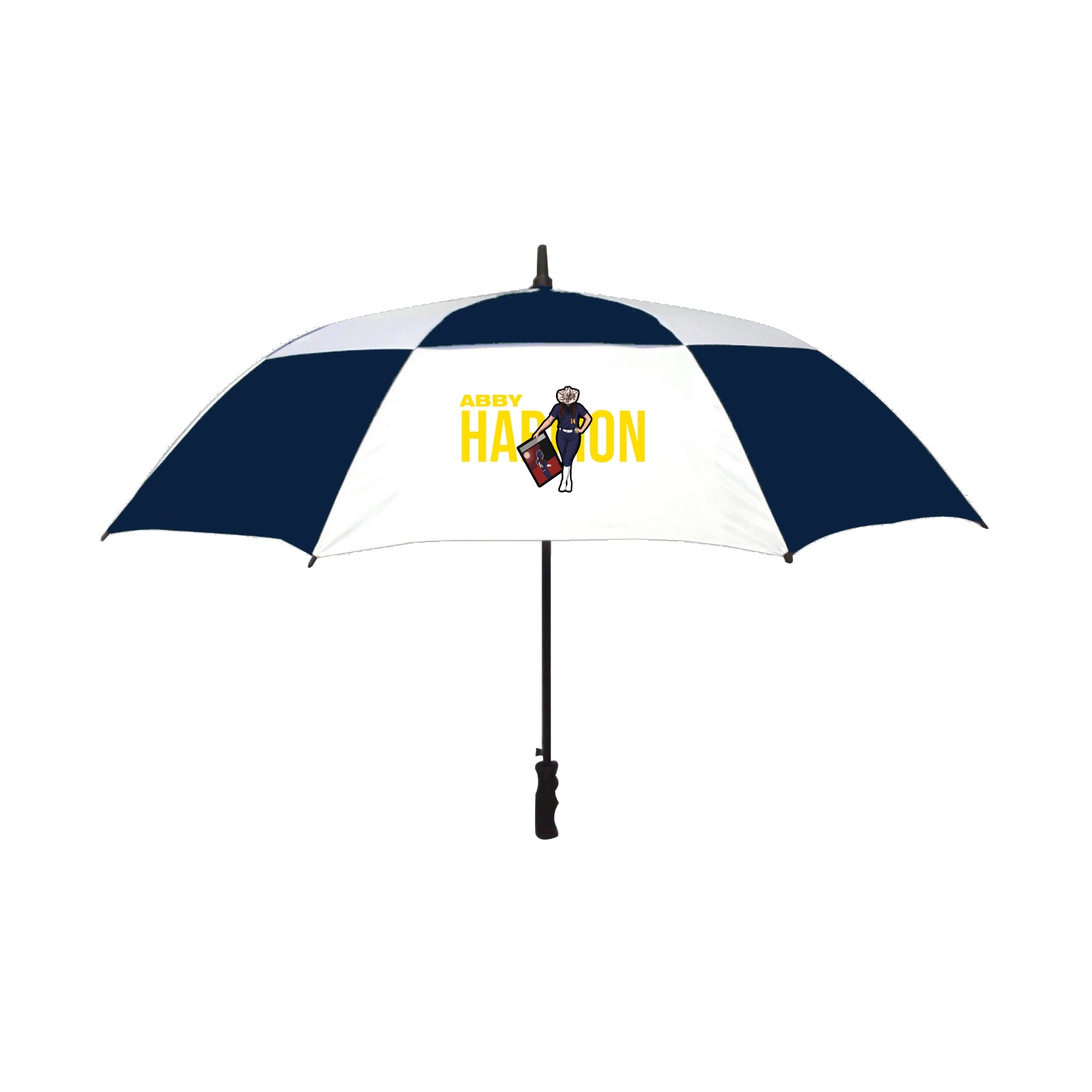 Golf Umbrella — Player Name in Navy