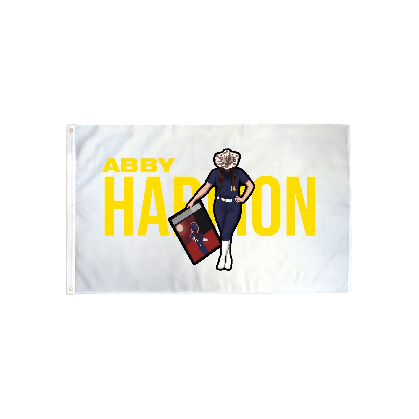 3x5 Flag — Player Name in Classic