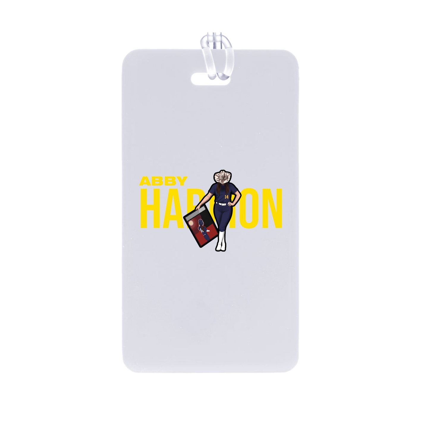 Bag Tag — Player Name in Classic