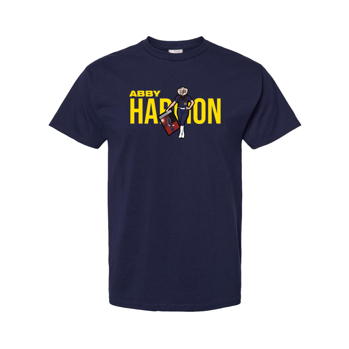 Tee — Player Name in Navy