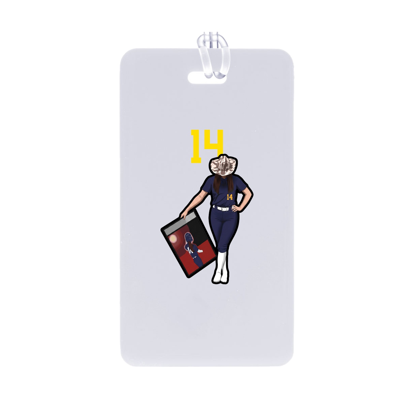Bag Tag — Number Top in Classic