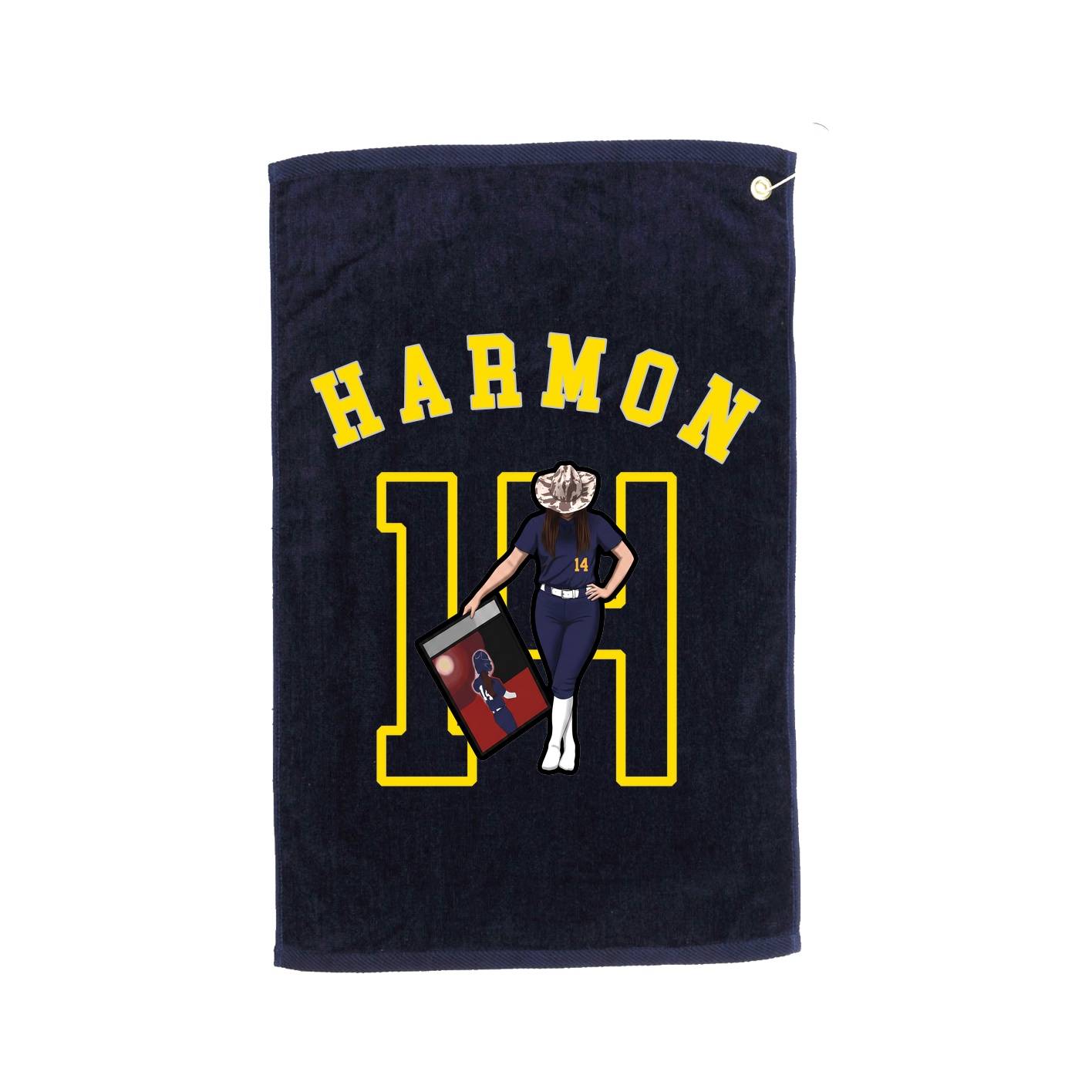 Golf Towel — Shirsey Arch in Navy