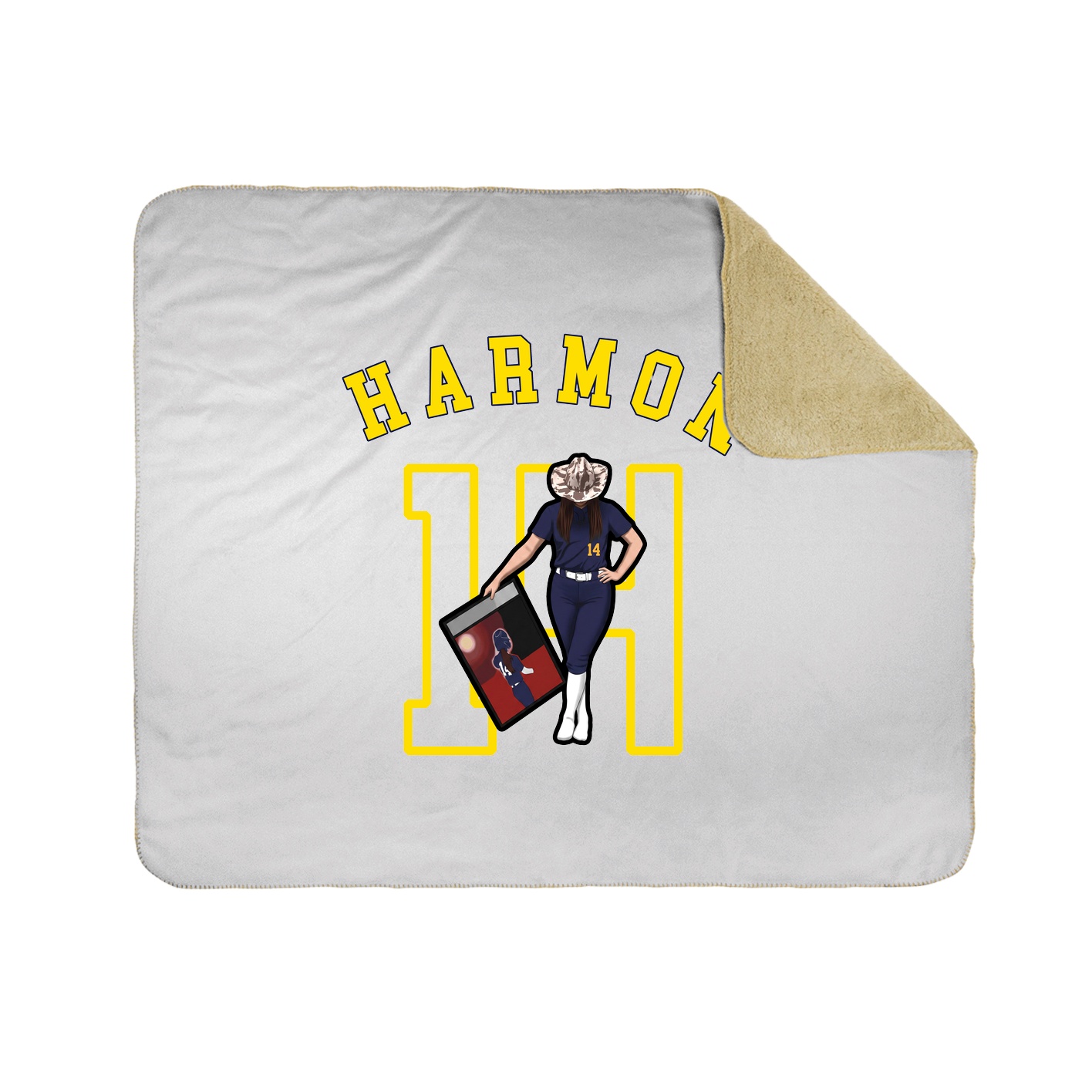 Throw Blanket — Shirsey Arch in White