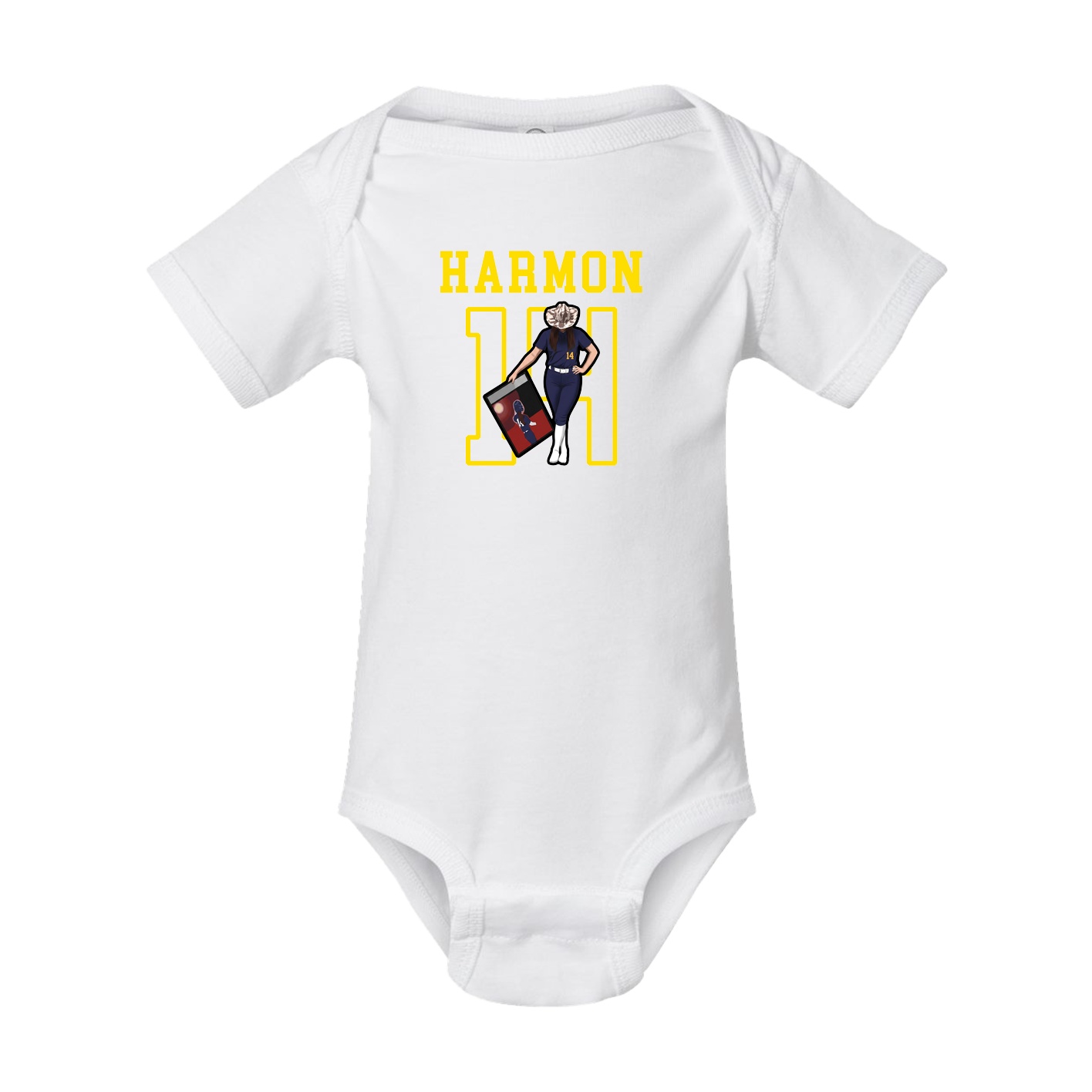Baby Onesie — Shirsey in White
