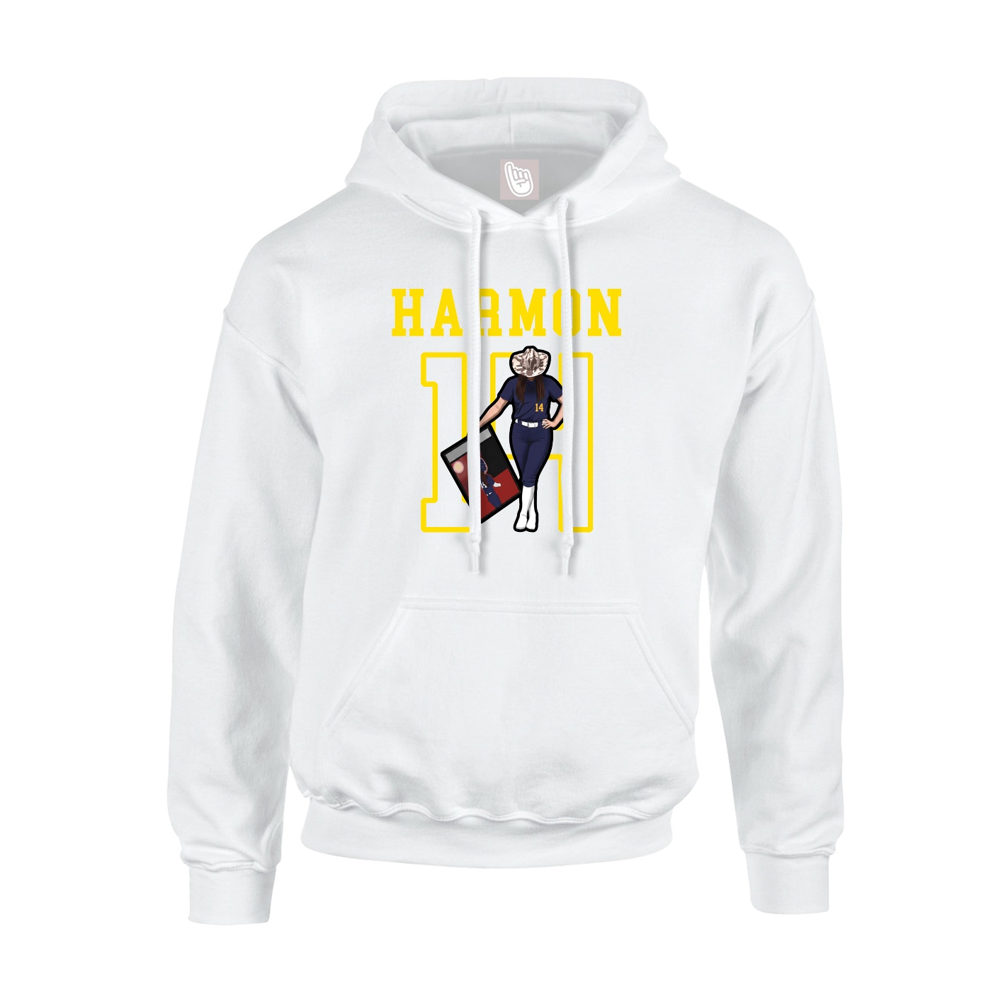 Youth Hoodie — Shirsey in White