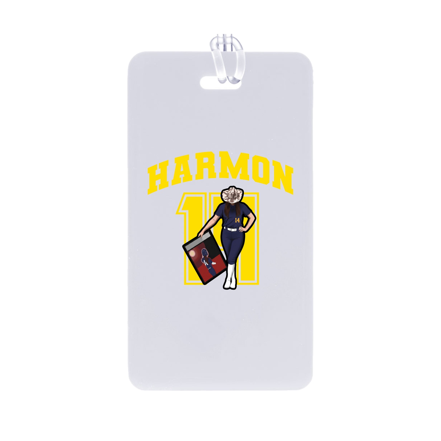 Bag Tag — Number in Classic