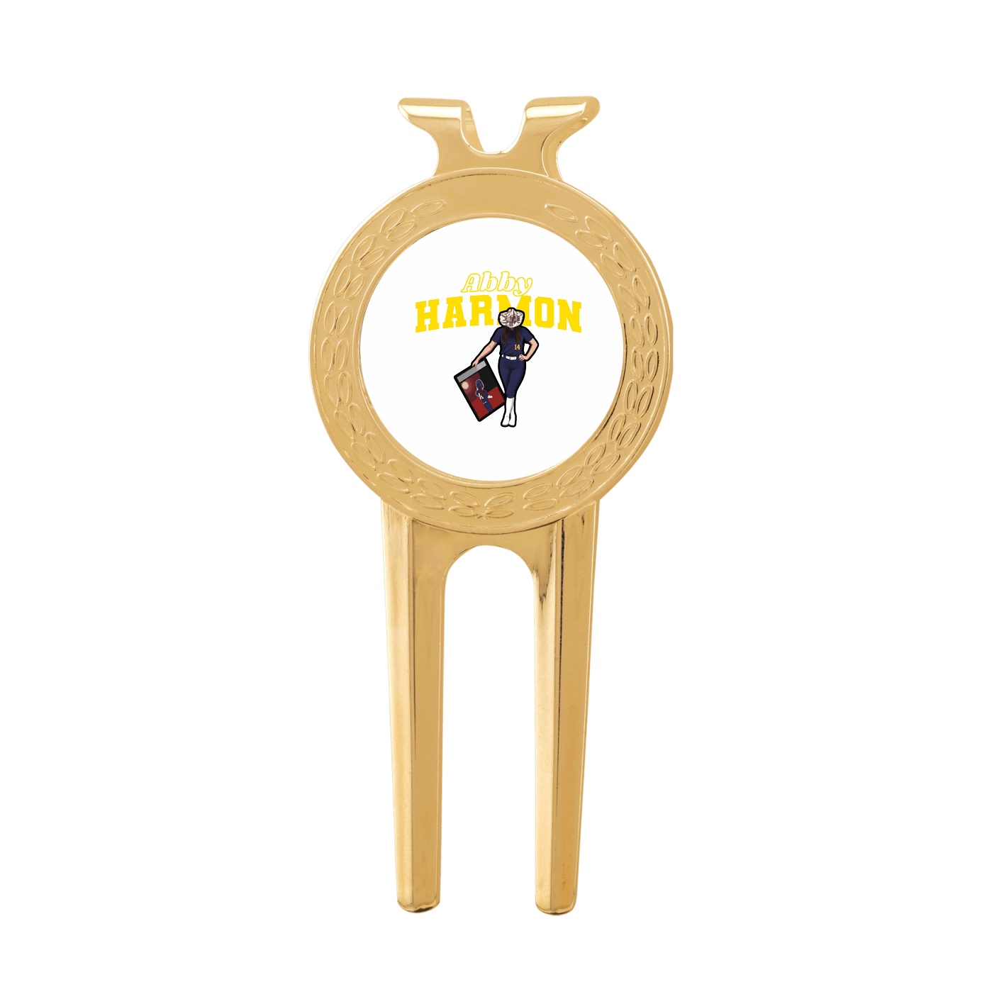 Divot Tool with Ball Marker — Name Arch in Classic