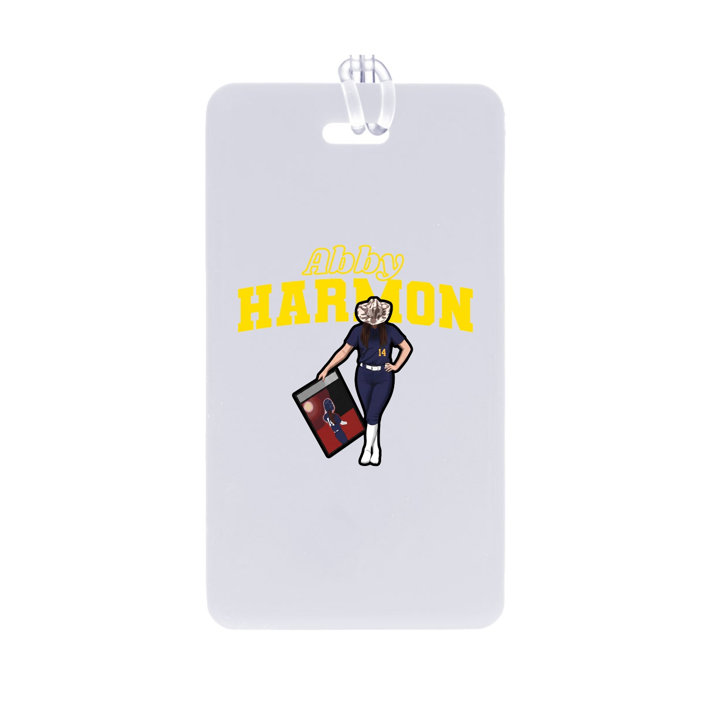 Bag Tag — Name Arch in Classic