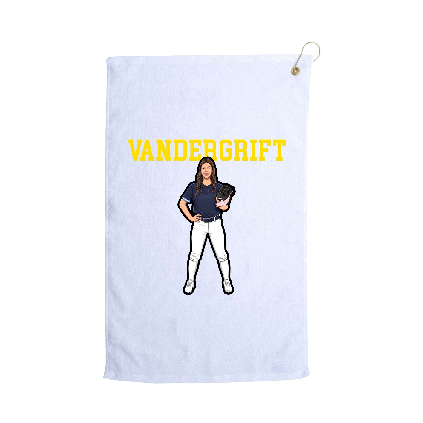 Golf Towel — Shirsey in White
