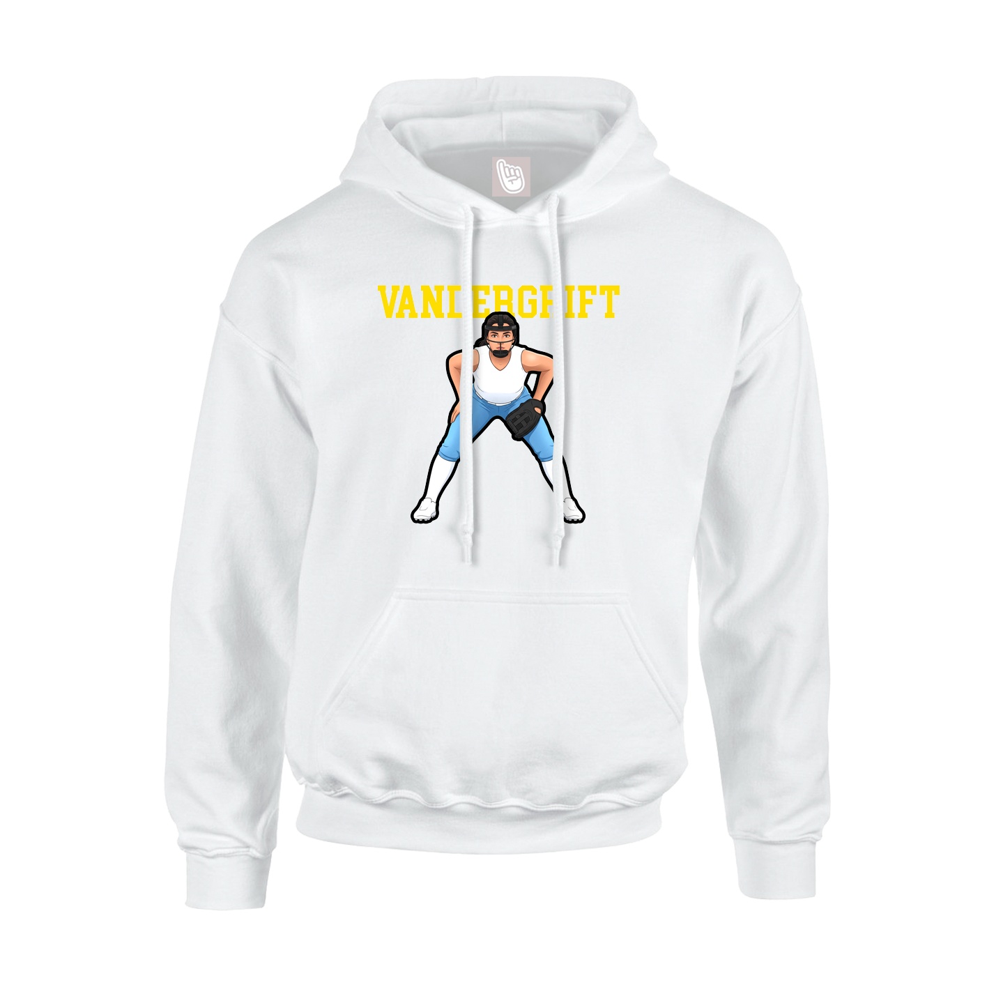 Hoodie — Shirsey in White