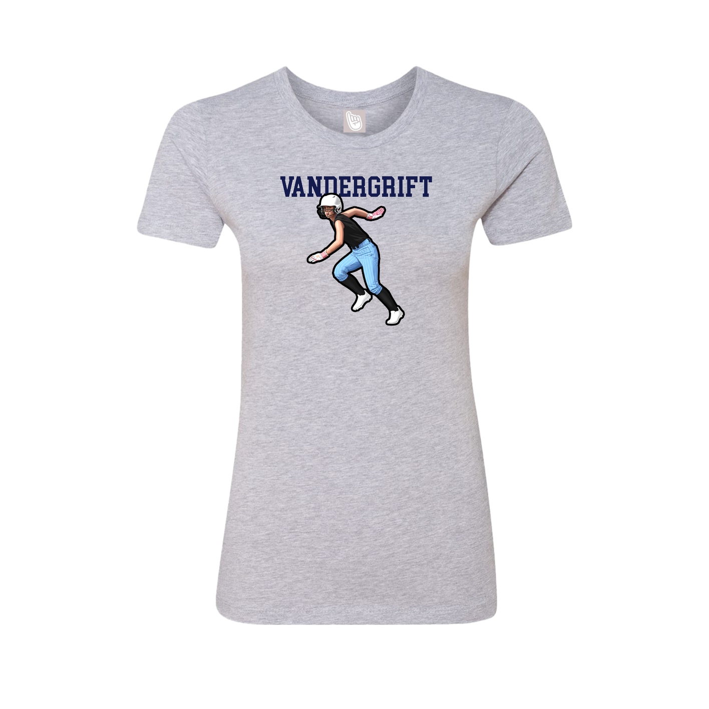 Fitted Women's Tee — Shirsey in Grey