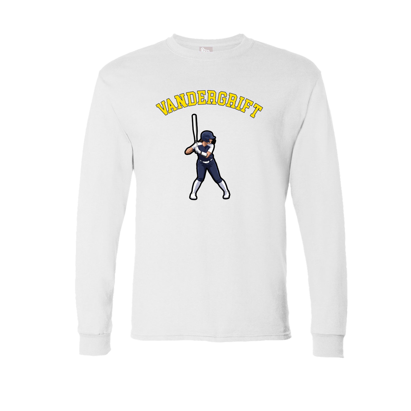 Long Sleeve Tee — Shirsey Arch in White
