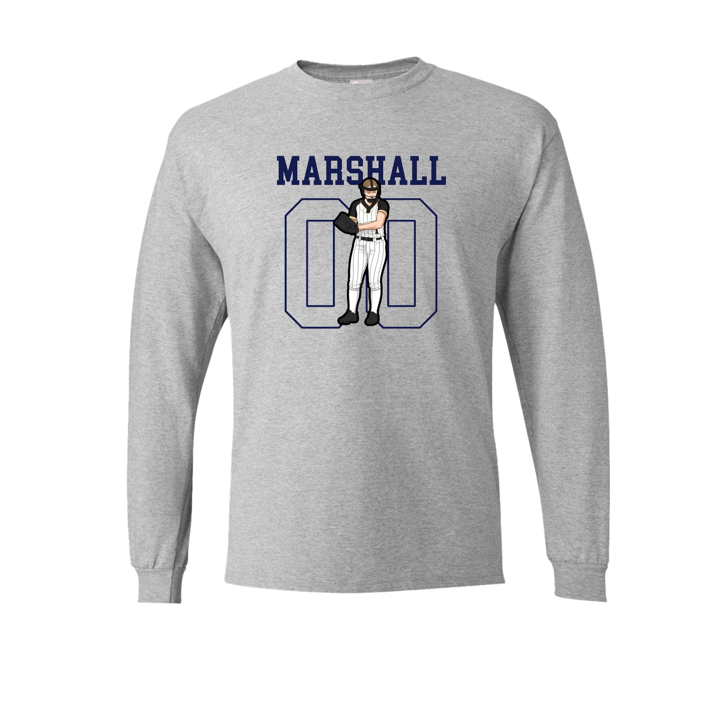 Long Sleeve Tee — Shirsey in Grey