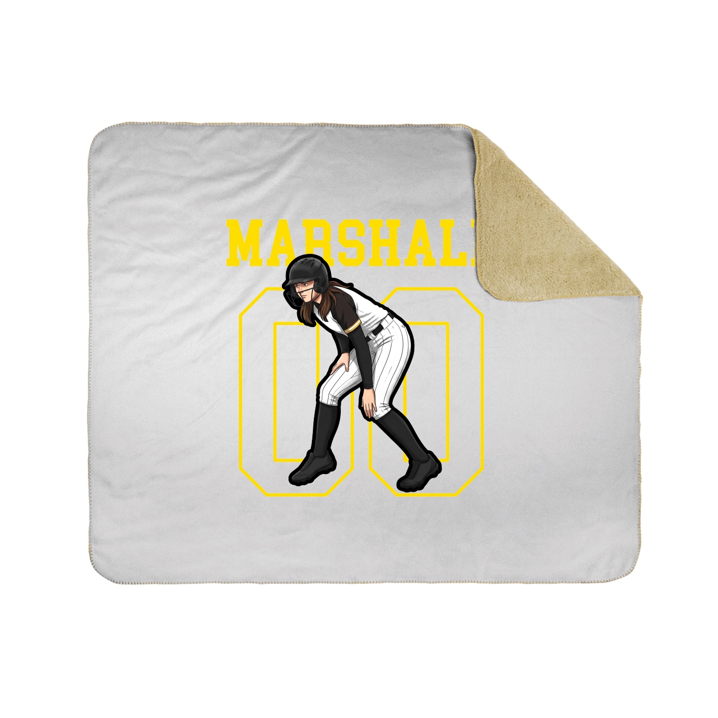 Throw Blanket — Shirsey in White