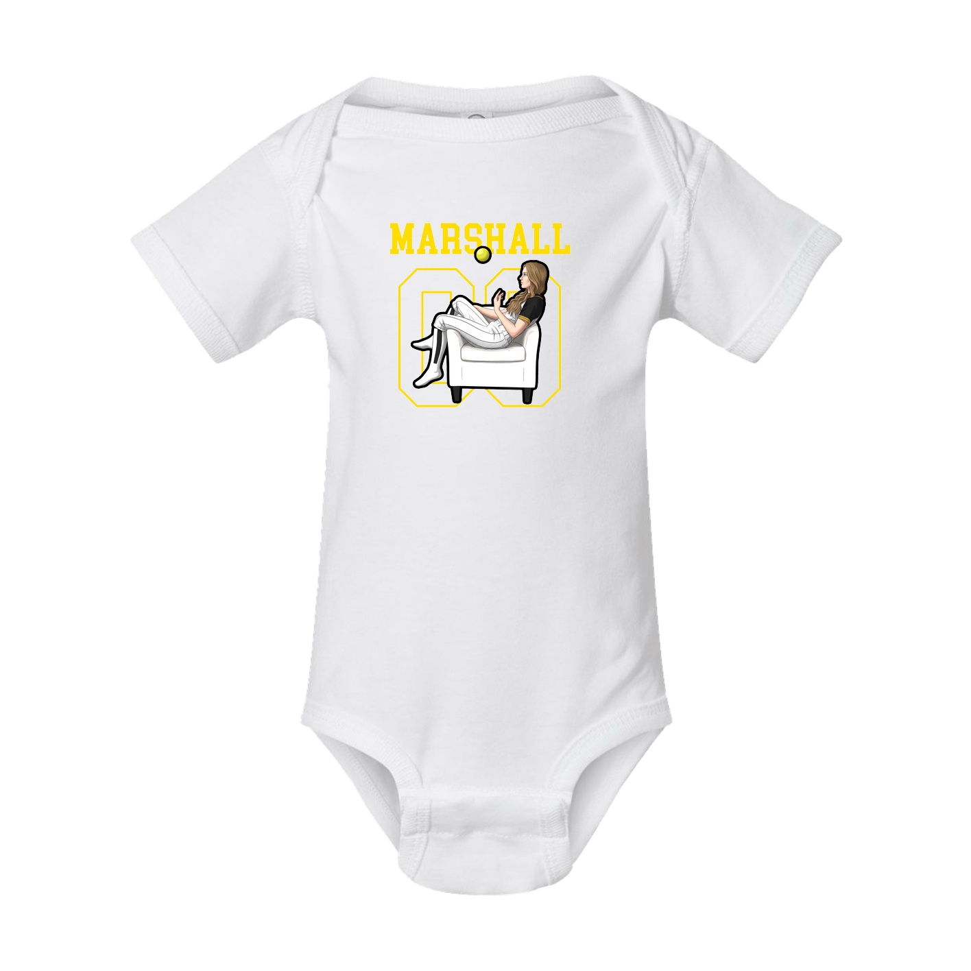 Baby Onesie — Shirsey in White