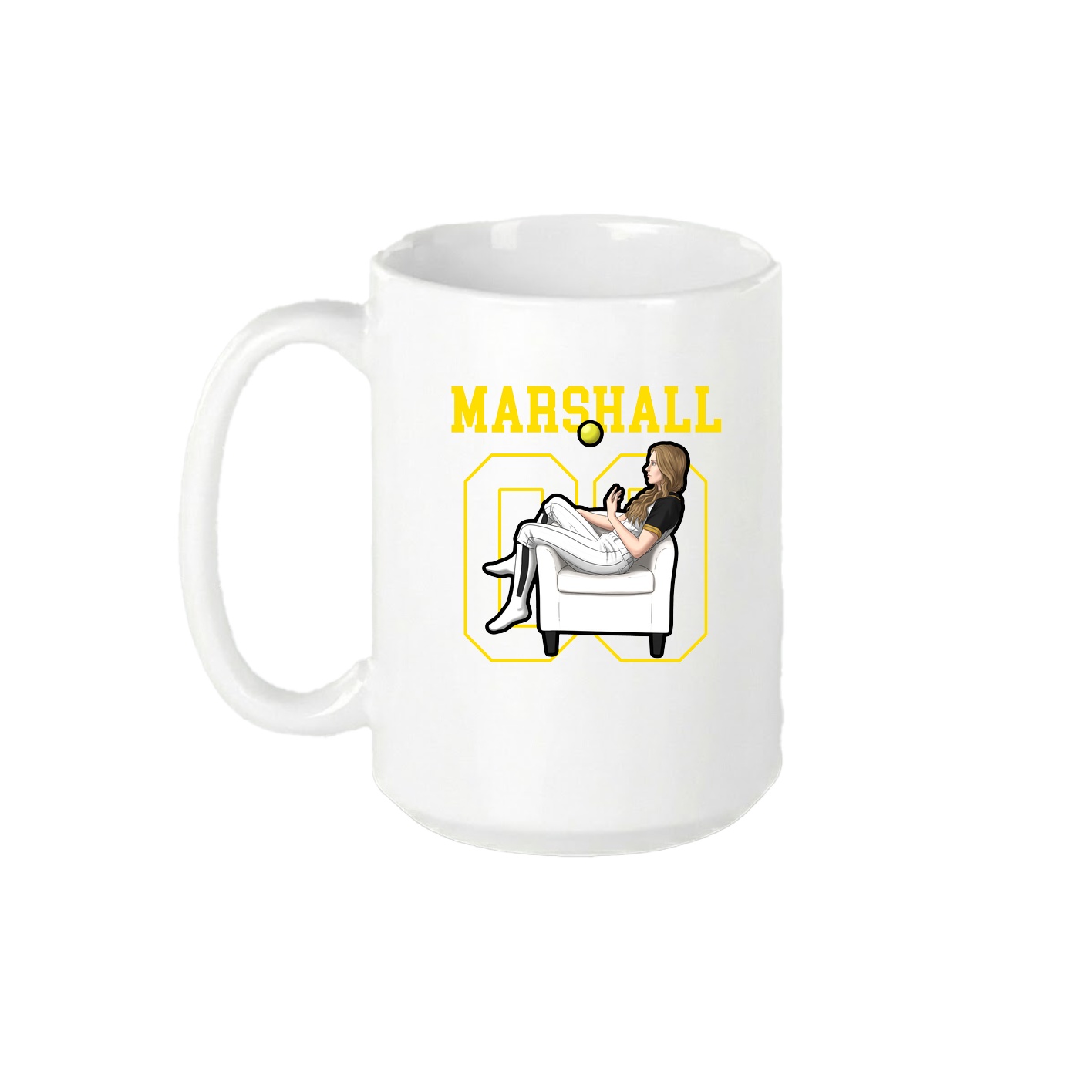 15oz Coffee Mug — Shirsey in White
