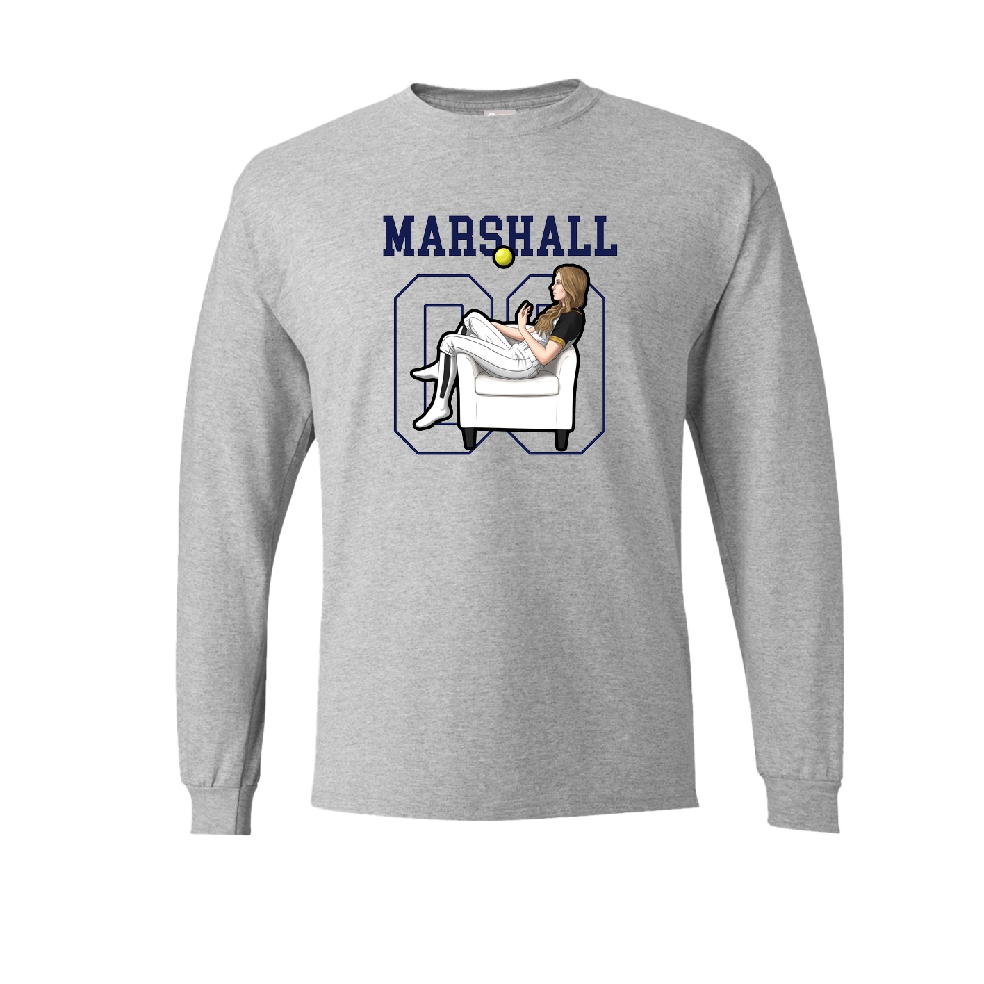 Long Sleeve Tee — Shirsey in Grey