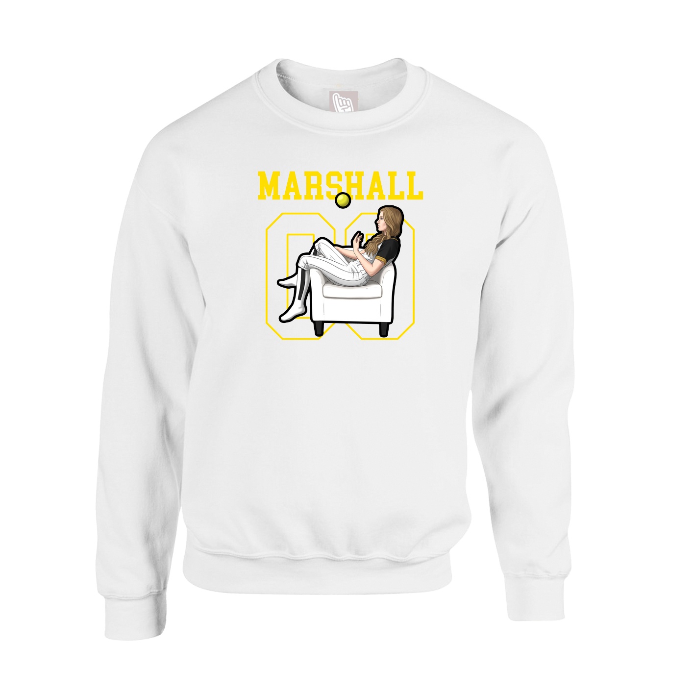 Fleece Crew — Shirsey in White