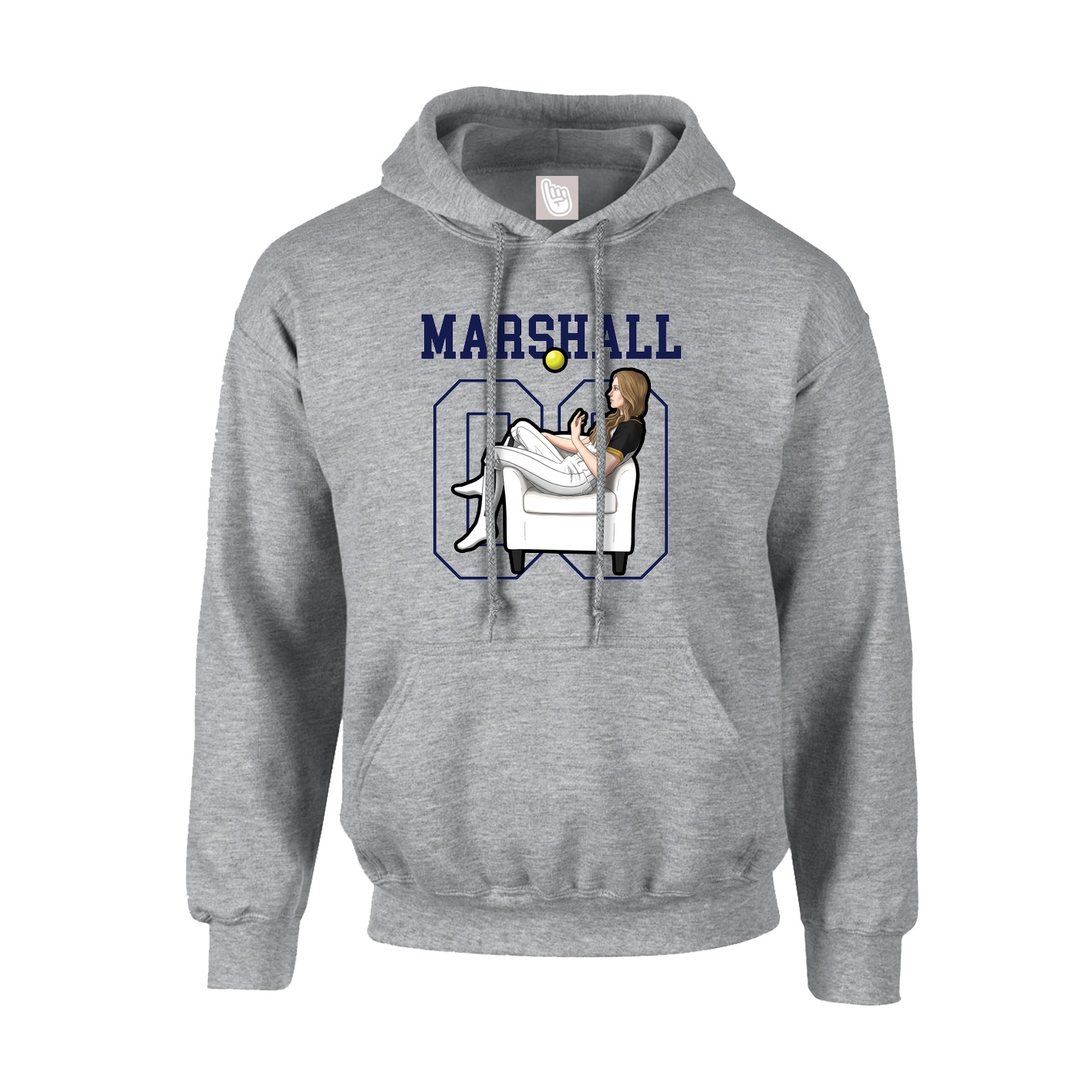 Youth Hoodie — Shirsey in Grey