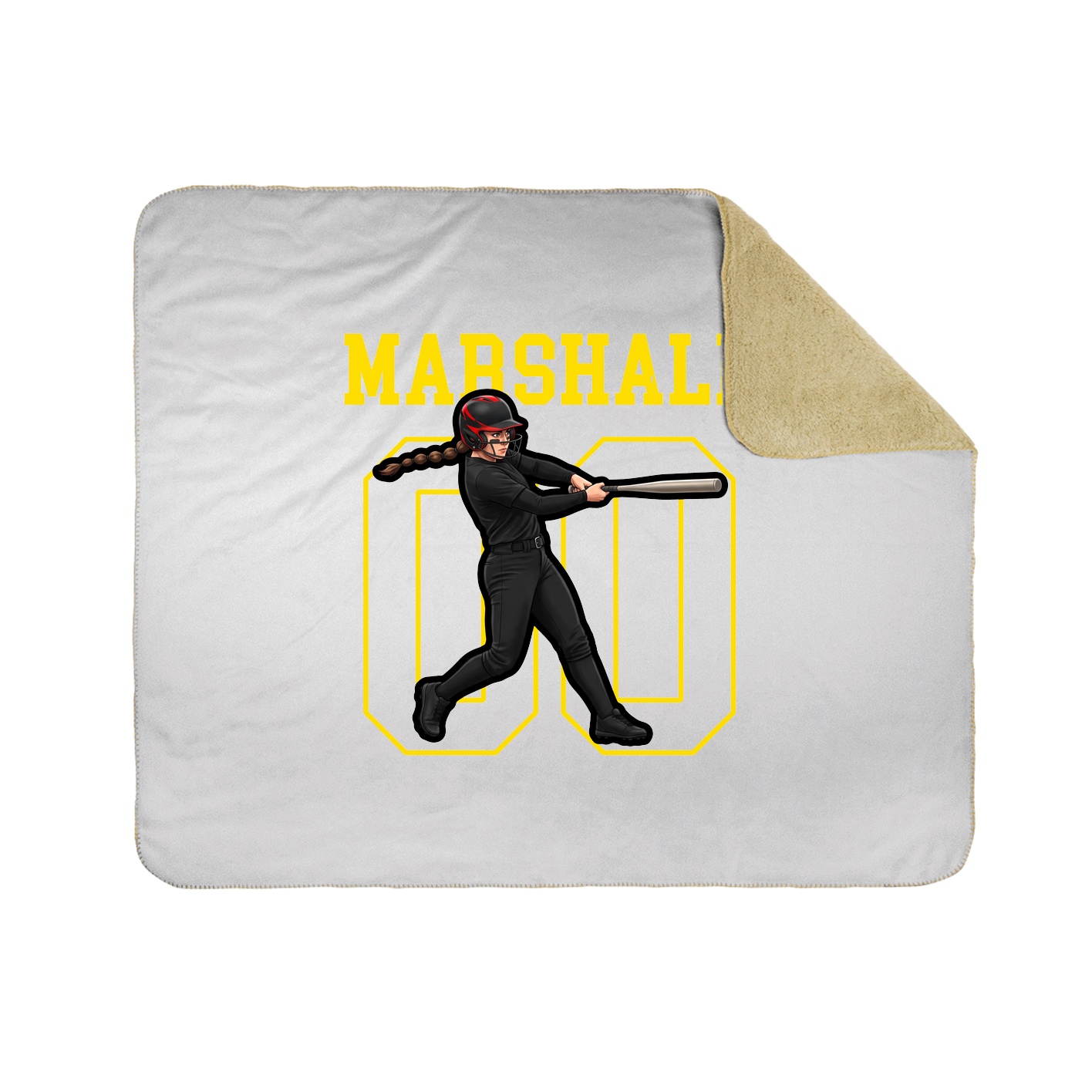 Throw Blanket — Shirsey in White