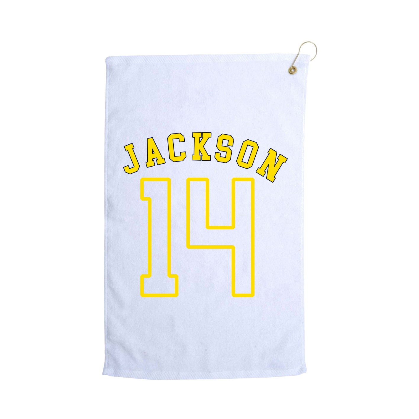 Golf Towel — Shirsey Arch in White