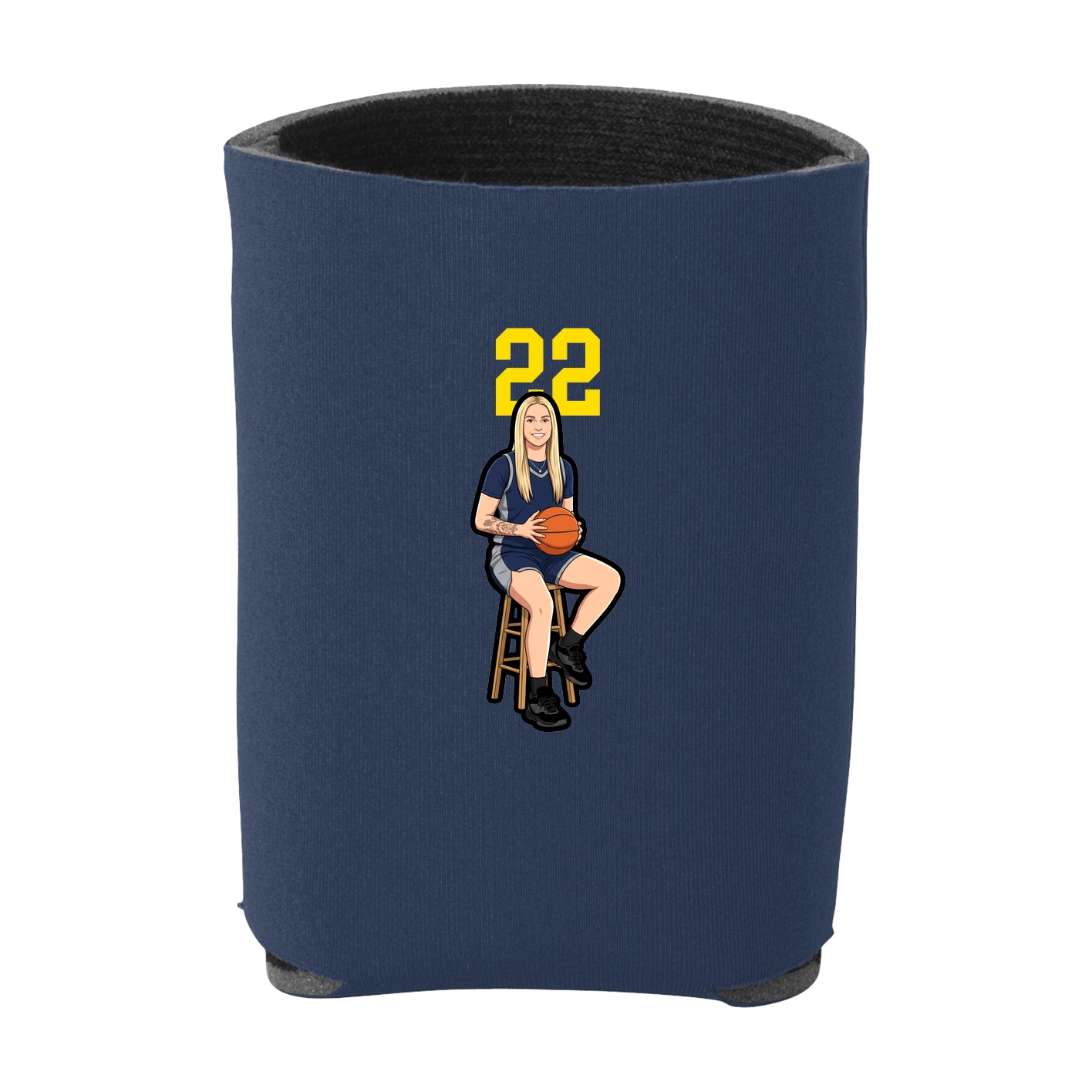 Can Holder — Number Top in Navy