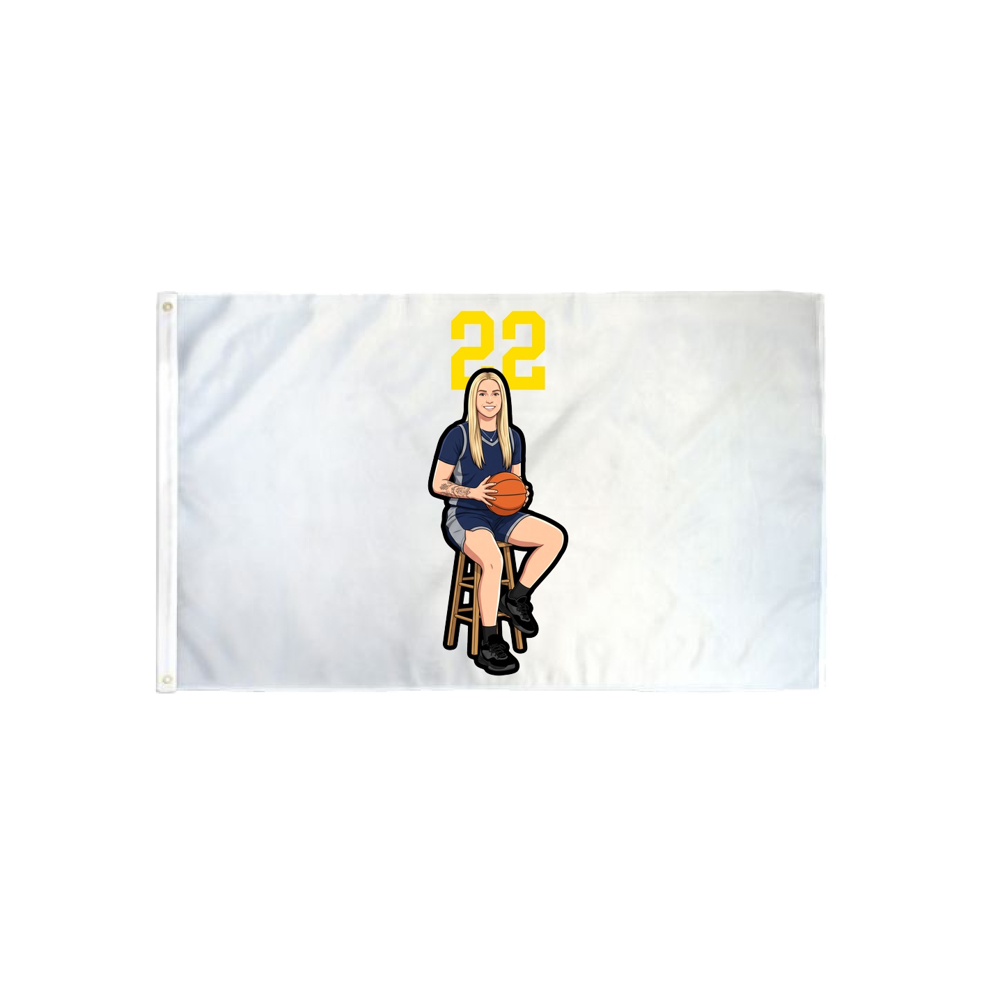 3x5 Flag — Number Top in Classic