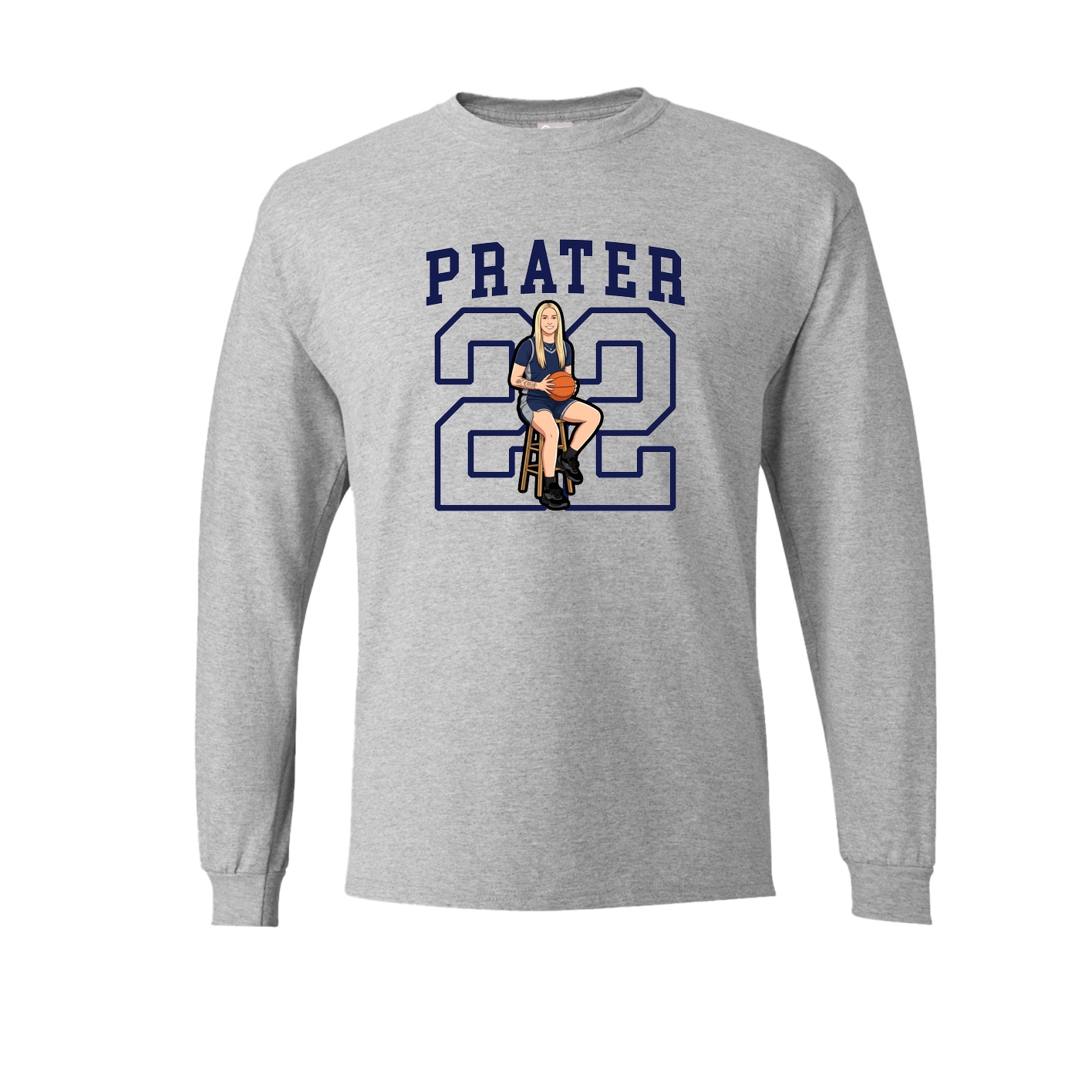Long Sleeve Tee — Shirsey in Grey