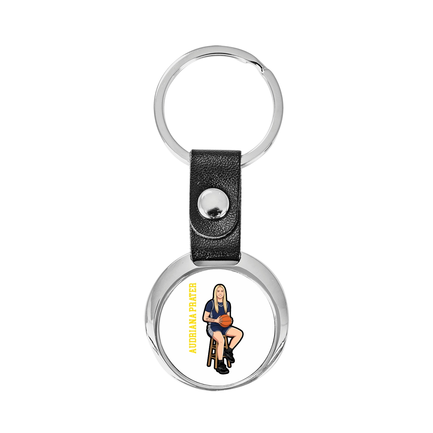 Key Chain — Name Vertical in Classic