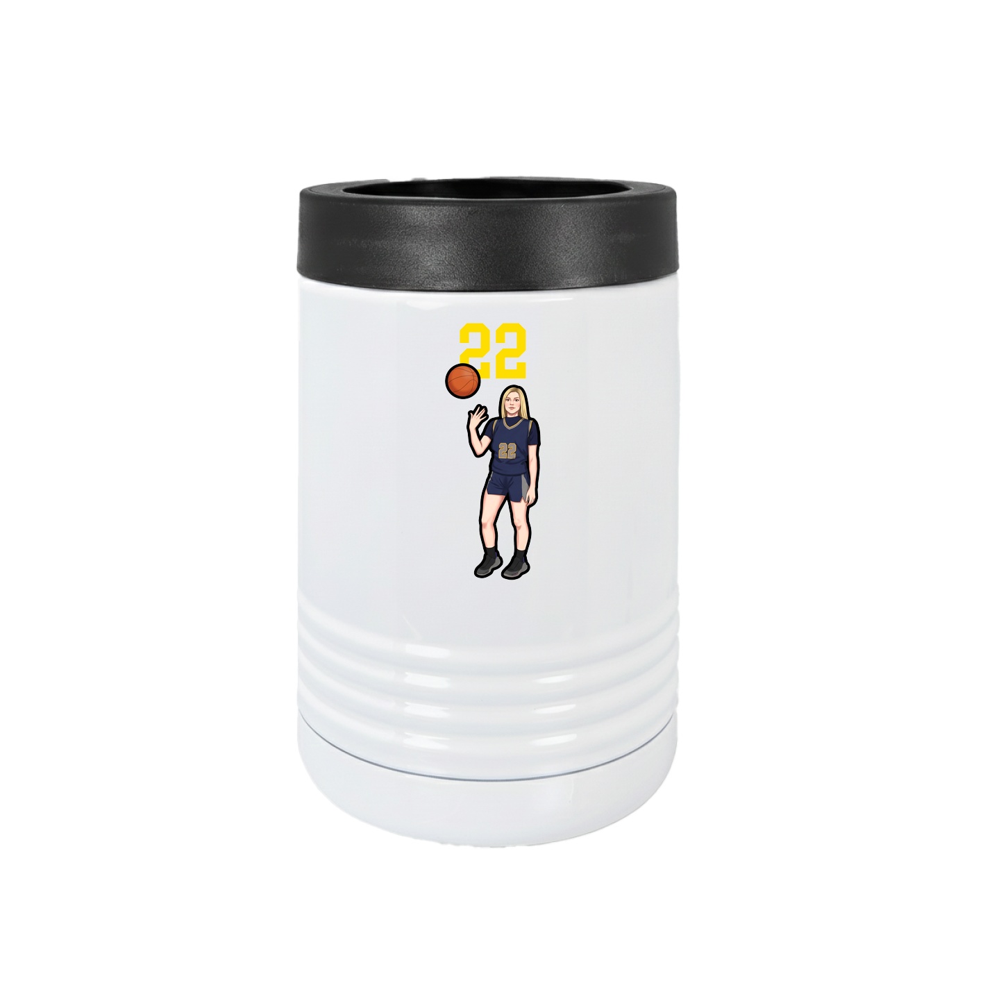Beverage Holder — Number Top in White