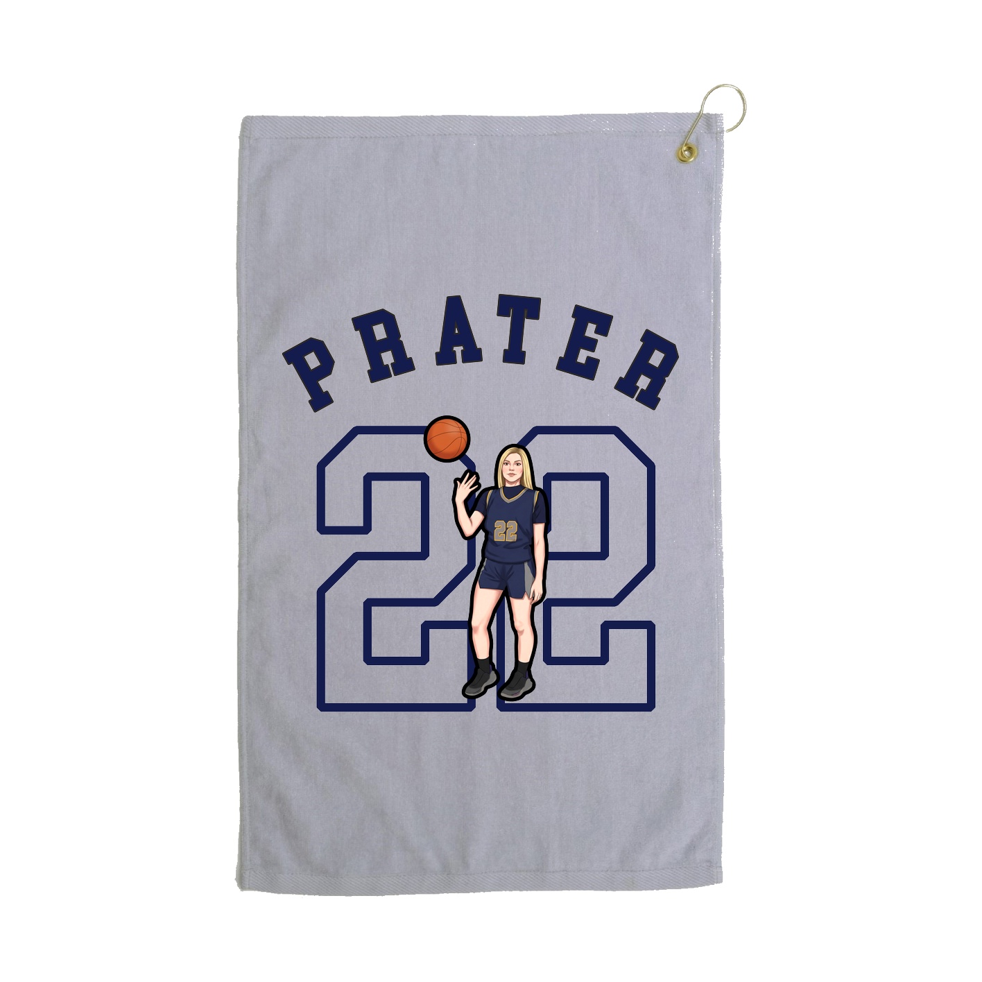 Golf Towel — Shirsey Arch in Grey