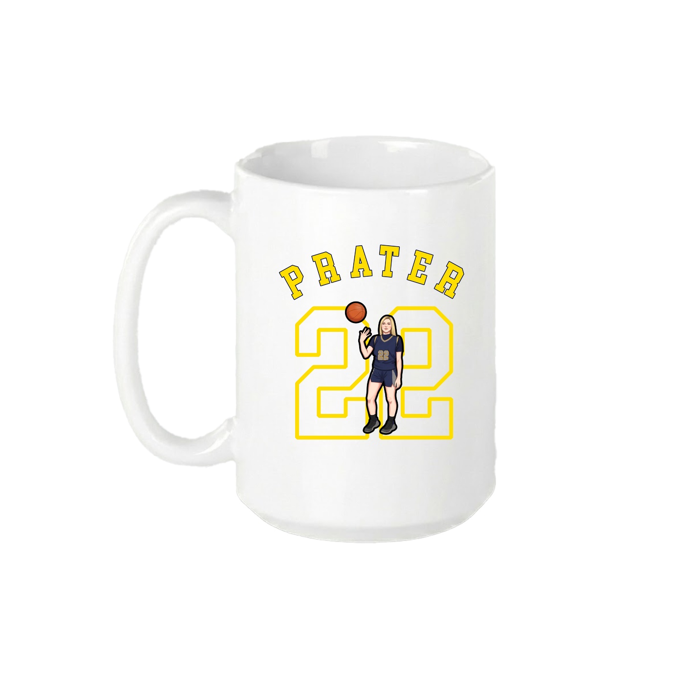 15oz Coffee Mug — Shirsey Arch in White