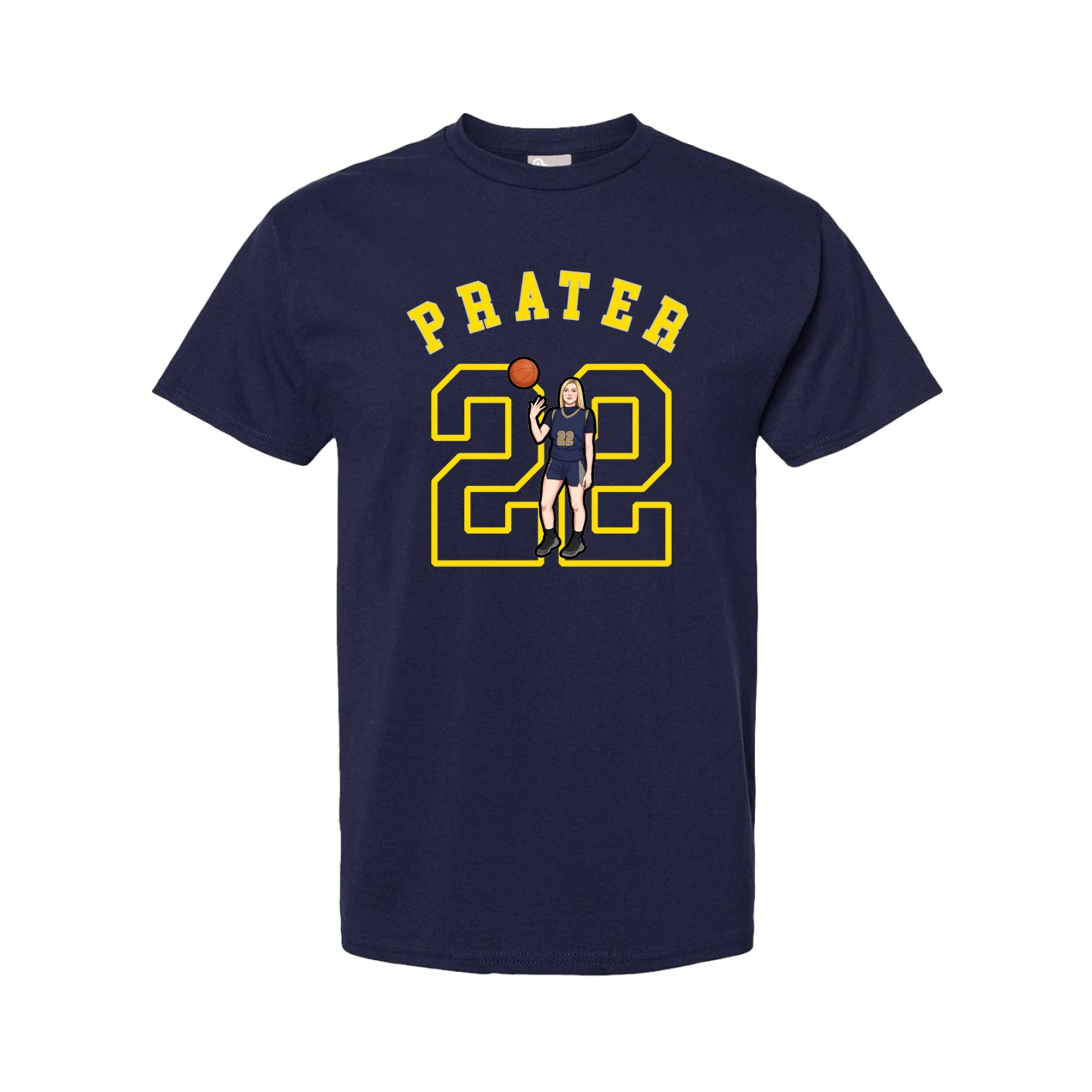Youth Tee — Shirsey Arch in Navy