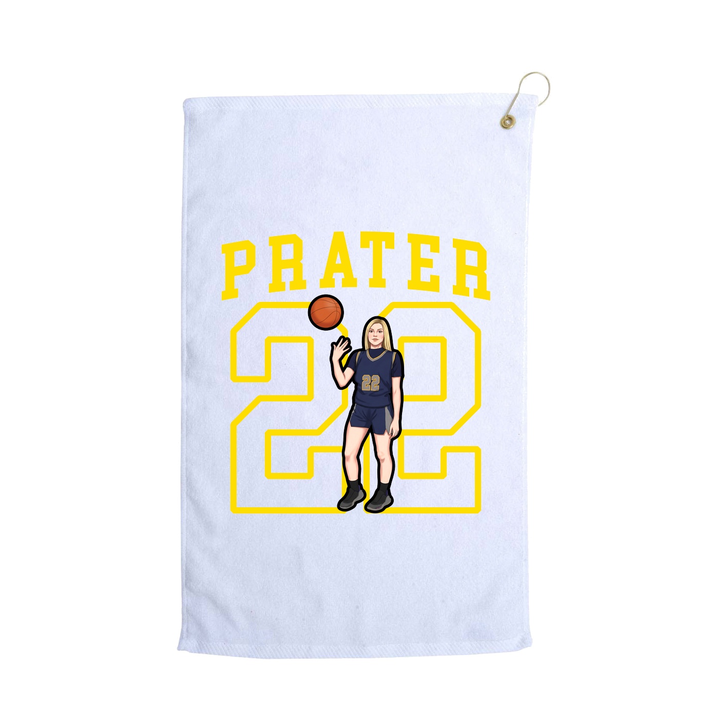 Golf Towel — Shirsey in White