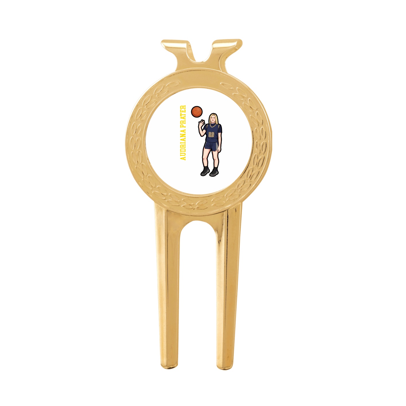 Divot Tool with Ball Marker — Name Vertical in Classic