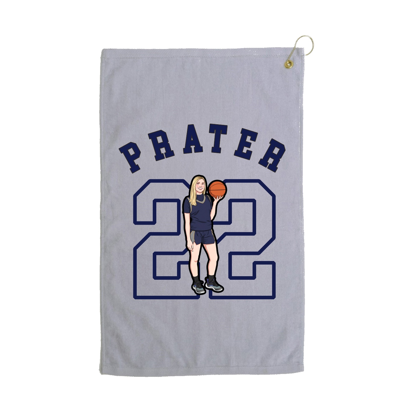 Golf Towel — Shirsey Arch in Grey