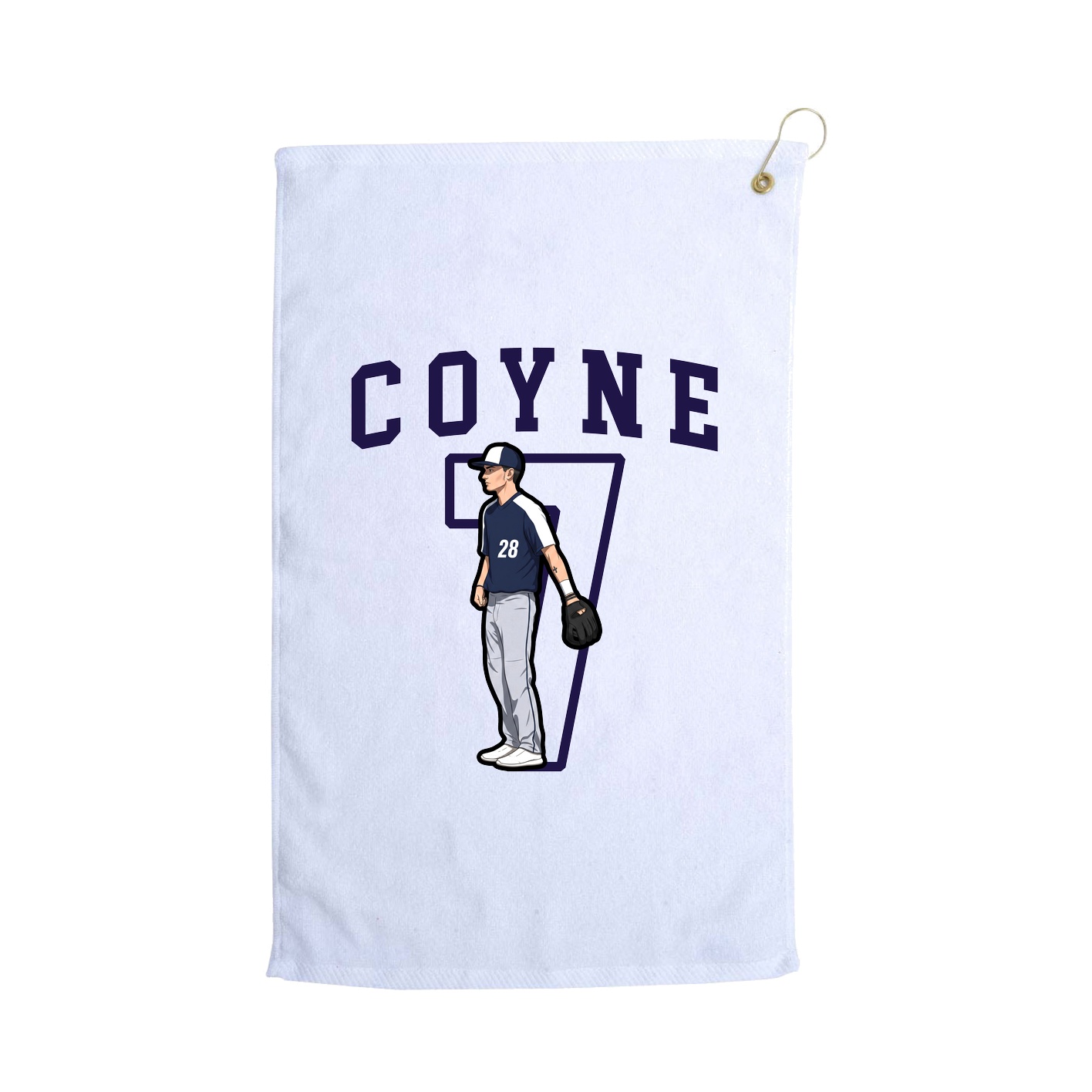 Golf Towel — Shirsey in White
