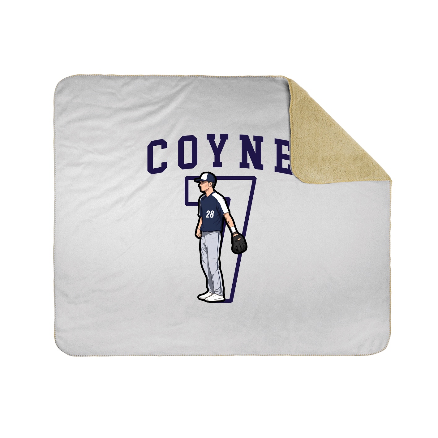 Throw Blanket — Shirsey in White