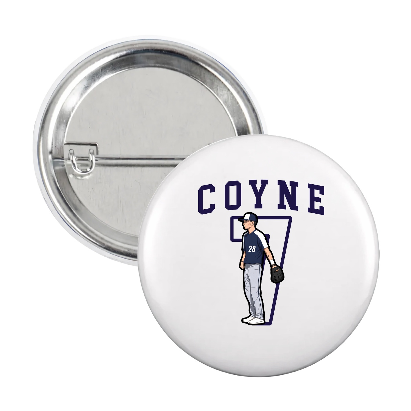 Game Day Button — Shirsey in White